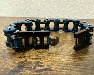 Invicta Blue and Black Bike Bracelet Retail $125