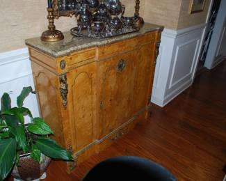 Foyer Antique Buffet w marble