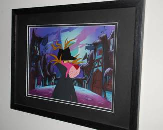 Animated Cartoon cell framed- Pink Panther