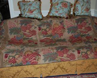 Needlepoint antique rug - 12 x 8