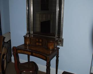 looks like a vanity, but it is a WRITING DESK