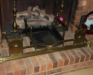 Fireplace brass Fender