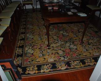 12 x 8 1/2 needlepoint rug