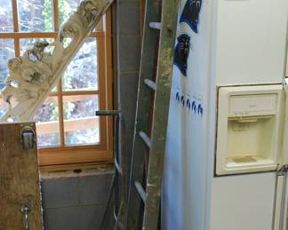 Bluish Painted ladder