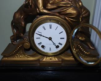 Godess Diana art nouveau clock- Seth thomas