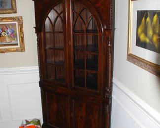 Fancy Antique Corner Cabinet