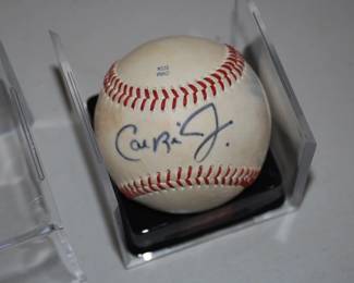 Autographed Baseball-- Carl Ripken