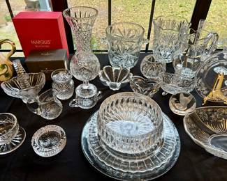 Waterford, Viking, & other Crystal and Glassware 