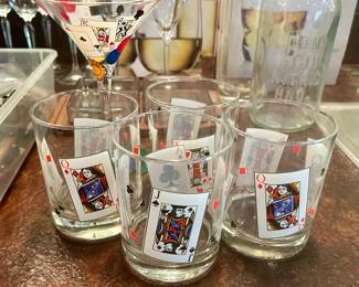 These “Card” tumblers would be perfect for a night of poker 
