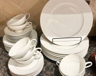 Gorgeous Rosenthal “White Velvet” dishes- Excellent condition. 