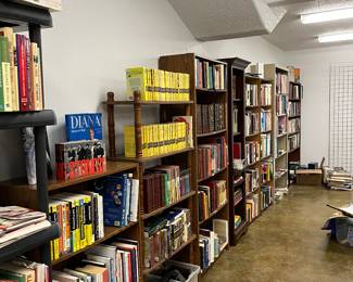 Cooking books and Quilting books 