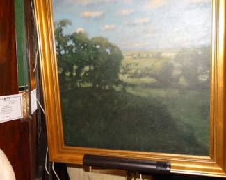 A  Peaceful  Aceylic on Canvas "Afternoon II" by Chris Burkholder