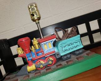 Vintage Train Lamp