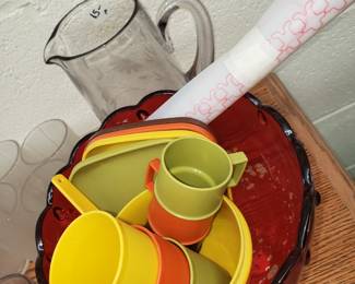 Vintage Mini Tupperware Bake Set