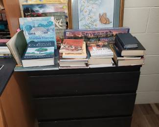 Small Chest of Drawers 
Travel & Religious Books