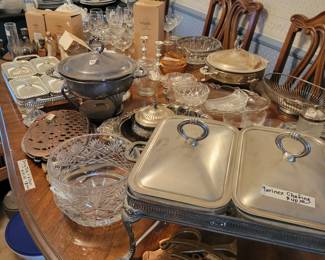 Serving ware, plates, dishes