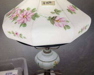 Milk Glass Lamp