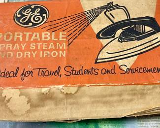 GE Vintage Portable Iron