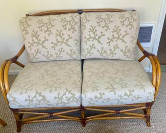 Rattan Loveseat 