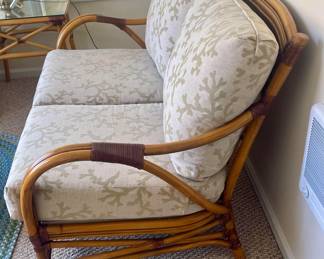 Rattan Loveseat 