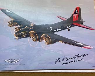 Autographed by Pilot