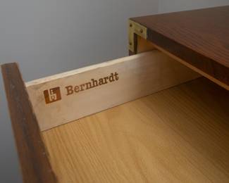 Bernhardt Bedroom Set Includes Dresser, Chest of Drawers, Headboard, Nightstand is 18" W x 18" D x 20 1/2" H