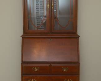 (SAME ITEM AS PREVIOUS) Antique Secretary Hutch 34 1/2" W x 80 H x 17 1/2 D 