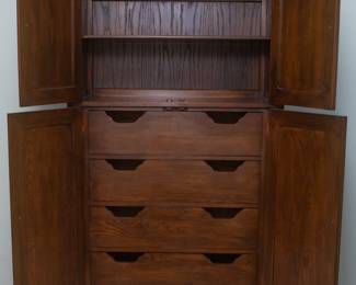 SAME AS PREVIOUS ITEM — Davis Furniture Bedroom Set — Clothing Armoire (Wardrobe / Gentleman's Chest) 36 W x 18 D x 71 1/4 H