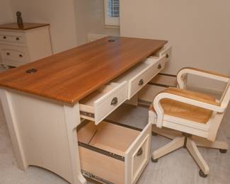 Same as Previous Items — Office Furniture: Office Desk (Two of these available);  30.5 tall, 23.5 deep, and 61 wide