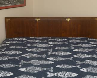 Queen Size Bernhardt Headboard with with Queen Size Fluffo Mattress and Box Springs (Headboard can be Queen or Full Size) —&nbsp;Bernhardt Bedroom Set Includes Dresser, Chest of Drawers, Headboard, Nightstand
