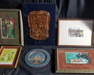 Lot # : 360 - Group of prints & plaques

