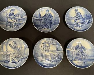 Lot # : 312 - Group of 6 Boch Delfts plates
