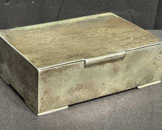 Lot # : 283 - Mexican sterling silver wood-lined box
