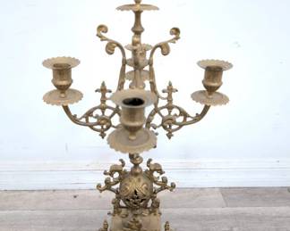 Lot # : 174a - Antique French gilt candelabra
