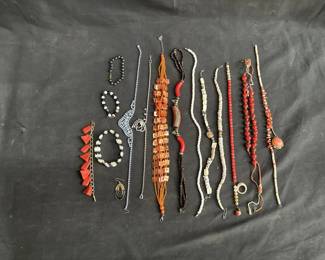Lot # : 393 - Group of costume jewelry in pb
