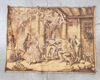 Lot # : 171 - Handwoven French tapestry
