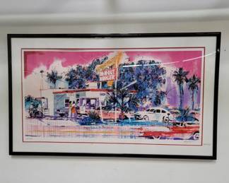 Lot # : 403 - Michael Bryan. In-N-Out lithograph under
