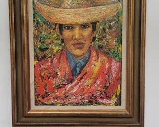 Lot # : 400 - Signed Geslo oil painting on board
