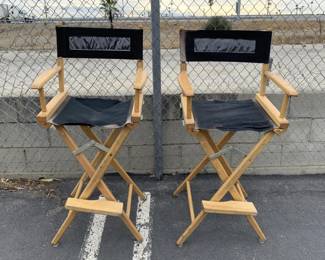 Lot # : 337f - 2 director's chairs
