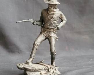 Lot # : 119 - Jim Ponter "The Cavalryman" bronze sculpture
