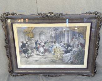 Lot # : 200z - Vintage framed Victorian print
