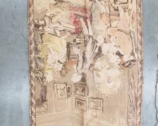 Lot # : 181 - Handwoven French tapestry
