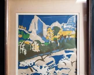 Lot # : 194 - Signed lithograph
