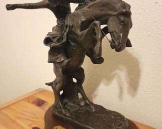 Lot # : 265d - Frederic Remington "The Bronco Buster" sculpture
