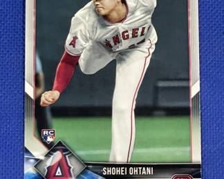 Lot # : 398z - 2018 Bowman Shohei Otani rookie card
