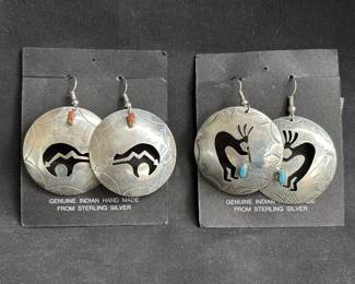 Lot # : 390 - Southwestern sterling silver cutout / stamped
