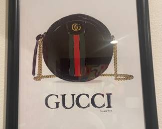 Lot # : 458v - Framed Fairchild Paris poster
