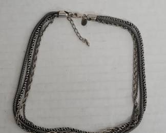 Lot # : 462 - Sterling silver necklace marked 925

