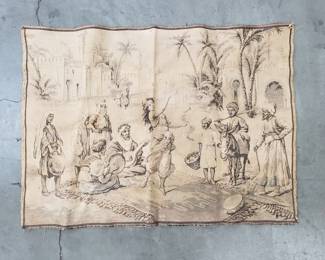 Lot # : 182 - Handwoven Belgian tapestry
