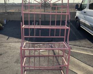 Lot # : 481f - Vintage metal bakers rack
